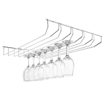 Rack para copas Olympia de hierro cromado