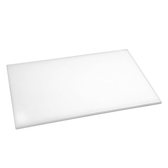 Tabla de cortar Hygiplas de alta densidad blanca