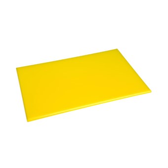 Tabla de cortar Hygiplas de alta densidad amarilla