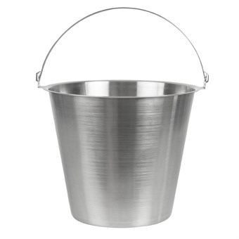 Cubo de acero inoxidable Jantex