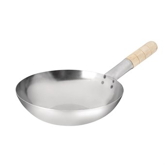 Wok acero templado 254mm Vogue