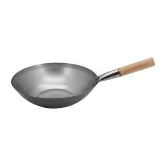 Wok acero templado 330mm Vogue