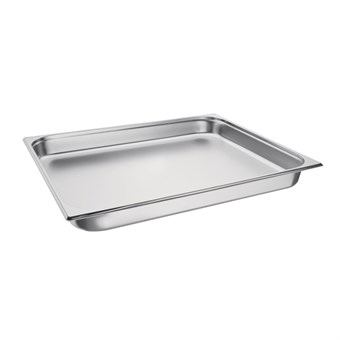 Recipiente Gastronorm acero inoxidable tamaño completo doble 65mm Vogue