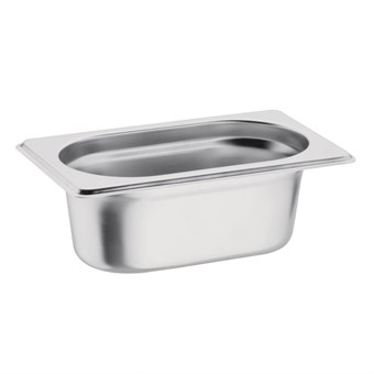 Recipiente Gastronorm acero inoxidable tamaño un noveno 65mm Vogue