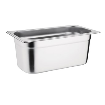 Recipiente Gastronorm acero inoxidable tamaño un tercio 100mm Vogue