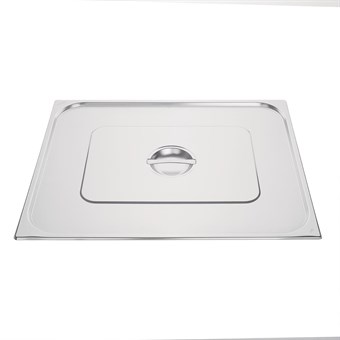 Tapa Gastronorm acero inoxidable tamaño completo doble Vogue