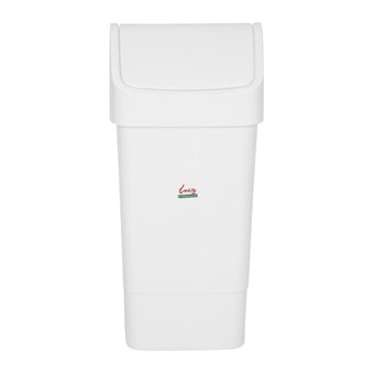 Cubo con tapa giratoria SYR blanco