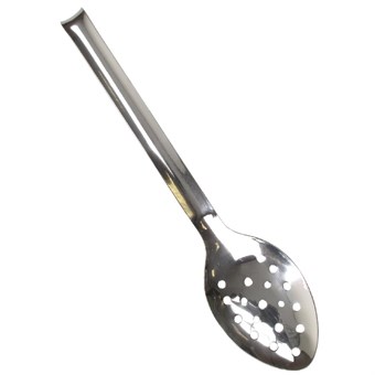 Cuchara perforada con gancho 305mm Vogue