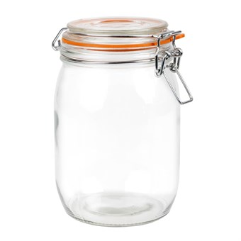 Tarro de conserva con tapa con clip 1L Vogue
