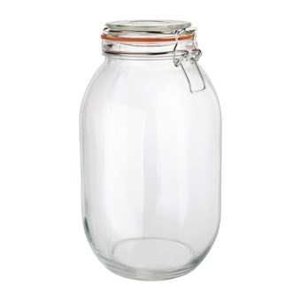 Tarro de conserva con tapa con clip 2L Vogue