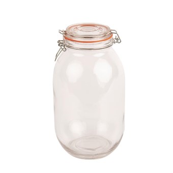 Tarro de conserva con tapa con clip 3L Vogue