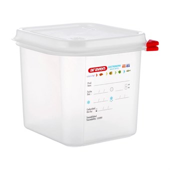 Contenedor Gastronorm GN1/6 para alimentos Araven 2,6L