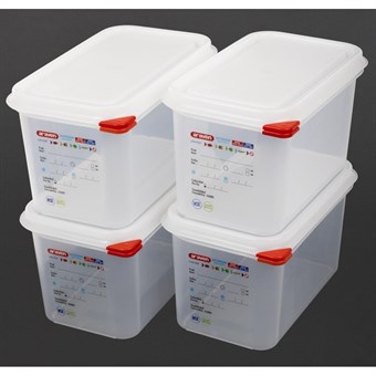 Contenedor Gastronorm GN1/4 para alimentos Araven 4,3L