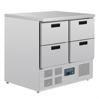 Refrigerador mostrador compacto 4 puertas 240L Polar Serie G