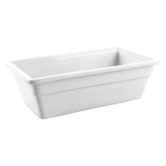 Recipiente Gastronorm tamaño un tercio blanco 100mm Olympia