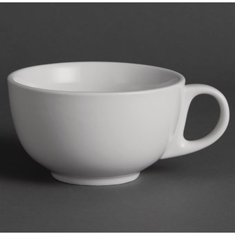 Tazas de capuchino blancas 425ml Olympia