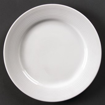 Platos llanos borde ancho Olympia Linear 200mm