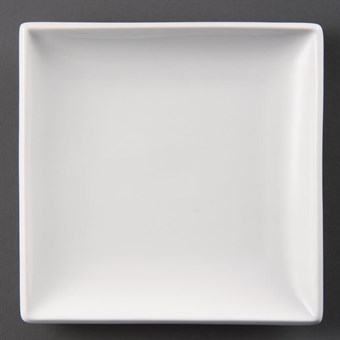 Platos cuadrados sin borde Olympia 180mm