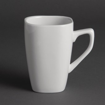 Tazas cuadradas redondeadas 284ml Olympia