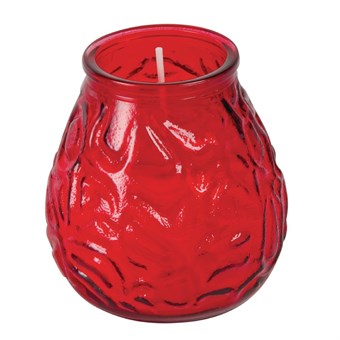 Velas para barra Bolsius Lowboy rojas