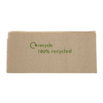 Servilletas recicladas kraft 330 x 320mm