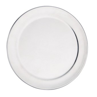 Bandeja para pizza borde ancho aluminio Vogue 255mm