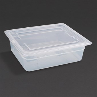Contenedor polipropileno Vogue GN1/2 con tapa 100mm