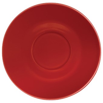 Plato Olympia para tazas de 227ml y 341ml rojo (Caja 12)