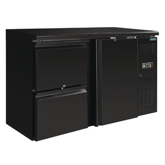 Mostrador Frigorífico con 1 puerta y 2 cajones Polar Serie U 349L