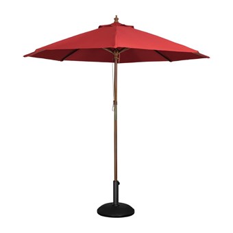 Sombrilla redonda Bolero diámetro 2,5m roja