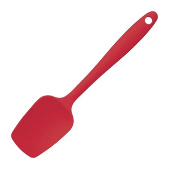 Mini cuchara de silicona roja 200mm