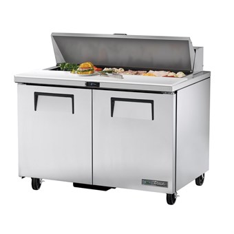 Mostrador de preparación True 2 puertas 340 litros TSSU-48-12-HC