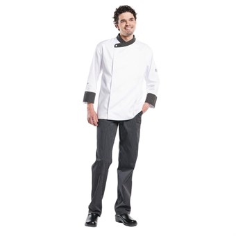 Pantalones cocina Chaud Devant Ligne Noir rayas negras y blancas