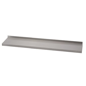 Estante de pared Gastro M acero inoxidable 1200x400mm sin soportes