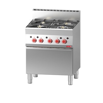 Cocina gas Gastro M 650 4 quemadores y horno gas