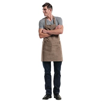 Delantal con peto Chaud Devant Base Mud denim