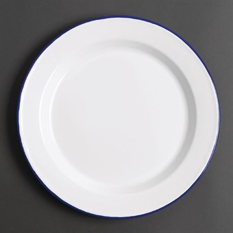 Plato llano esmaltado Olympia 245mm