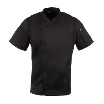 Chaqueta cocina Chef Works Springfield Zipper negra