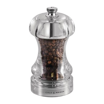Pimentero molinillo Cole & Mason Capstan acrílico 115mm