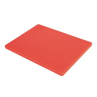 Tabla de cortar Hygiplas de baja densidad roja
