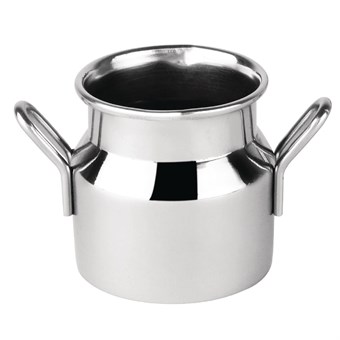 Mini lechera Olympia acero inoxidable pequeña