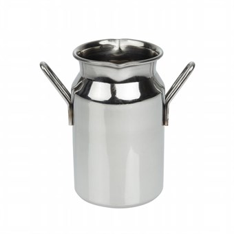 Mini lechera Olympia acero inoxidable mediana