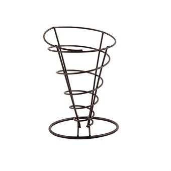 Cucurucho para patatas fritas Olympia negro