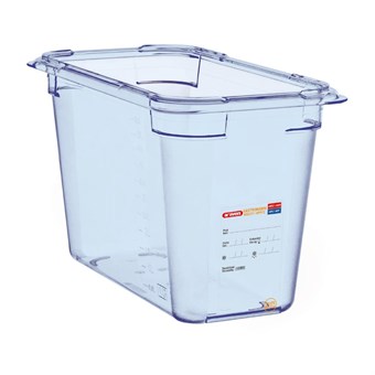 Contenedor hermético GN1/3 Araven azul 200mm