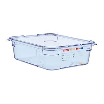 Contenedor hermético GN1/2 Araven azul 100mm