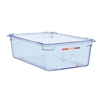 Contenedor hermético GN1/1 Araven azul 150mm