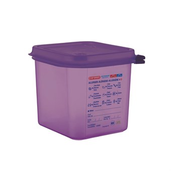 Contenedor para alérgenos GN1/6 Araven silicona 2,6L