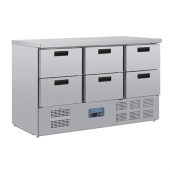 Mostrador frigorífico Polar Serie G 6 cajones