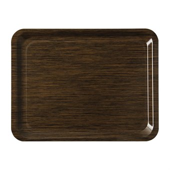 Bandeja servicio Roltex Casino melamina antideslizante 430x330mm wengé