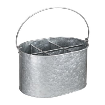 Cubo organizador Olympia acero galvanizado